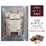 【幸希】お徳用無選別かすてらチョコマーブル 8切入り×10個セット